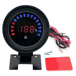 Automobile Car 1K-10K ohm Fuel Level Gauge Digital Oil Tank Meter Indicator for Petrol Diesel Car Truck 12V 24V
