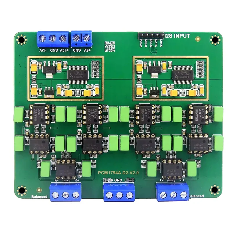 Super Sale Upgrade Y3 Parallel Dual PCM1794A Decoding Board DAC Gold-Plated HiFi Fever 24Bit 192kHz PCM1794