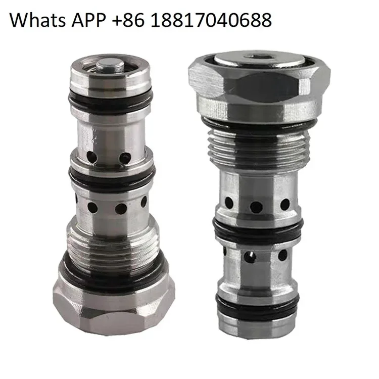 Threaded cartridge type hydraulic hydraulic control check valve excavator attachment fast speed change connector YDF10-00