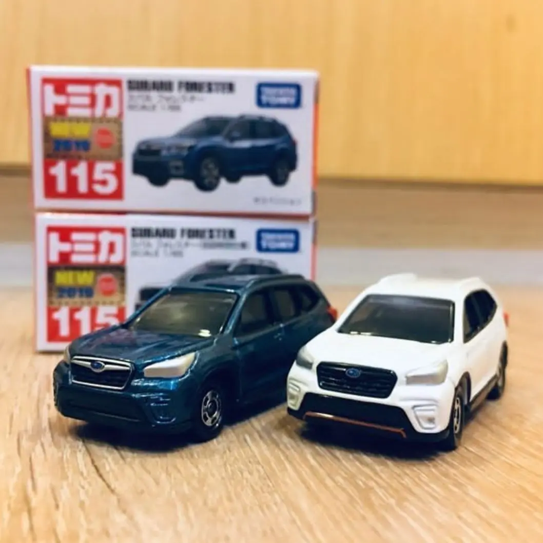 

Модель автомобиля TOMY Subaru Forester 115, литой автомобиль и игрушечные автомобили, миниатюрная модель автомобиля в масштабе