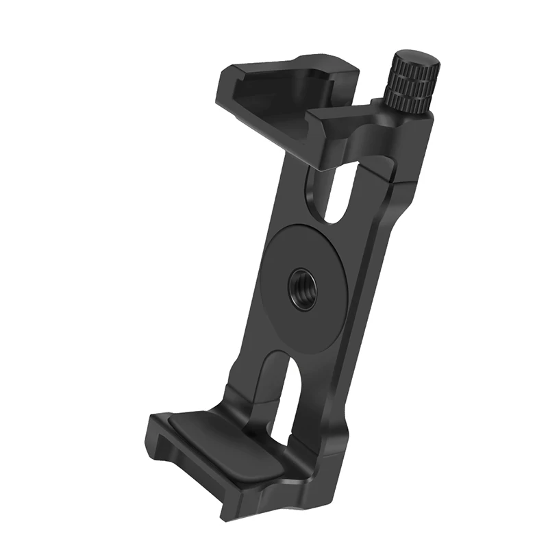 U Clip Telefonständer Power Bank Halter Ausziehbare 62-87mm Klemme Kaltschuhhalterung 1/4" ARRI für iPhone Kamerakäfig Stativhalterung – Detail 13