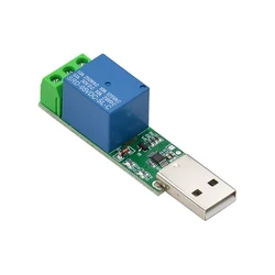 HID Drive-free USB 1 Channel 5V Relay Module Can Control the Relay On and Off On the Computer Side