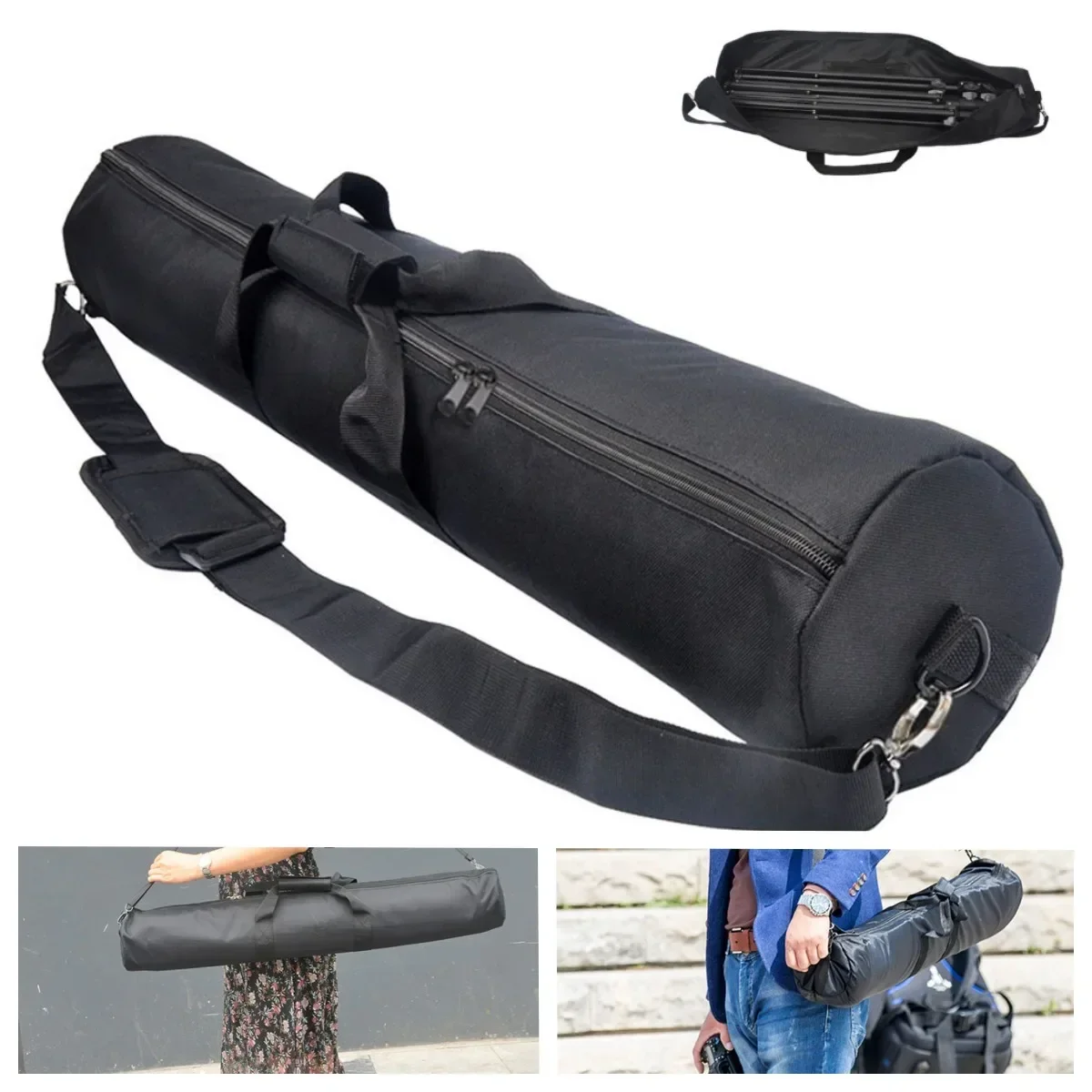 Bolsa para trípode de 60-120cm, almacenamiento de viaje para micrófono, soporte de fotografía, estuche de equipo de estudio, bolsa de almacenamiento