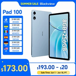 [World Premiere] Blackview OSCAL PAD 100 Tablet PC 12'' 2K FHD+ Display Unisoc T615 12+12GB RAM 256GB ROM 9000mAh Android 15 4G