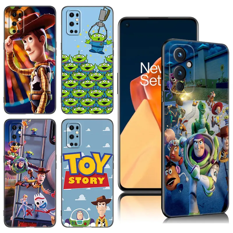 Черный силиконовый чехол TToy Story с надписью «Вуди» для OnePlus 9R 10R 11R 12R ACE 2 Pro 2V 3V Nord CE 2 3 Lite 4 N10 N20 N30 SE