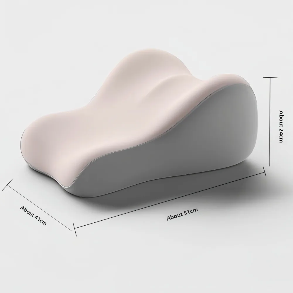 وسادة مريحة غير قابلة للانزلاق لدعم الظهر وسادة ناعمة للساق بتصميم مريح وسادة إسفين للسرير للزوجين البالغين #6