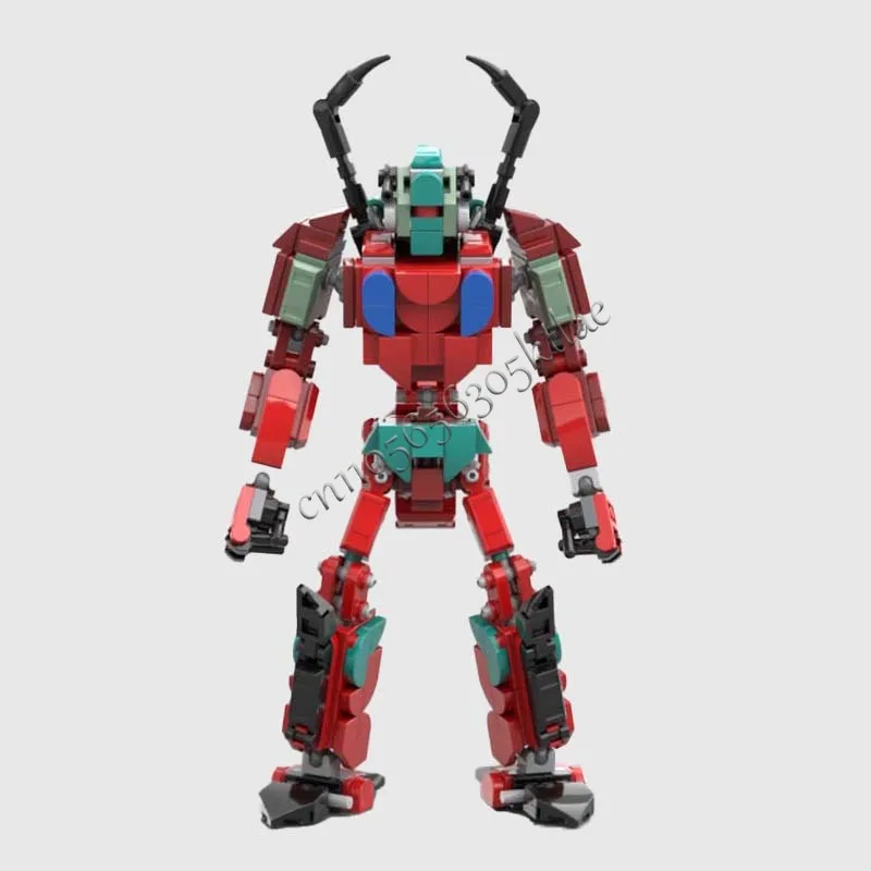 375 ELEMENTÓW Brickheadz Blaze Mech MOC Klocki Konstrukcyjne Modułowe Edukacyjne Kreatywne DIY Zabawka dla Chłopców Prezent Urodzinowy