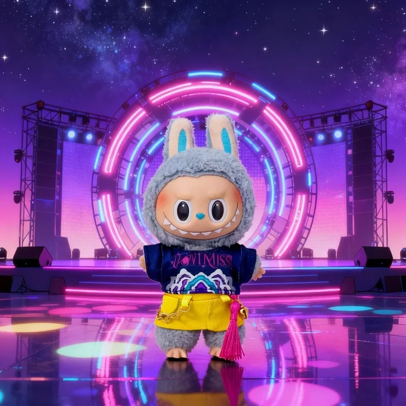 (의류만) 라부부 17cm 비닐 인형용 새 의류 수제 의류 데몬 헌터즈 시리즈 캐릭터 의류 액세서리 축제 선물