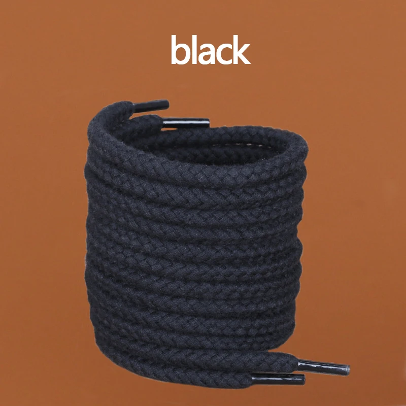 7mm/5mm Runde Baumwoll-Hanf-Schnürsenkel & Geeignet für Herren- und Damenschuhe, AJ und Sportschuhe, Runde Gewebte Schnürsenkel – Detail 15