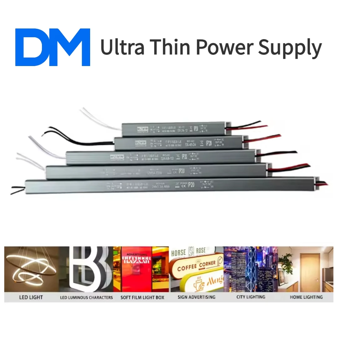 التيار المتناوب 170-265 فولت إلى تيار مستمر 12 فولت/24 فولت 18 واط 24 واط 36 واط 48 واط 60 واط 72 واط 100 واط سامسونج تحويل التيار الكهربائي LED محول سائق محولات الإضاءة