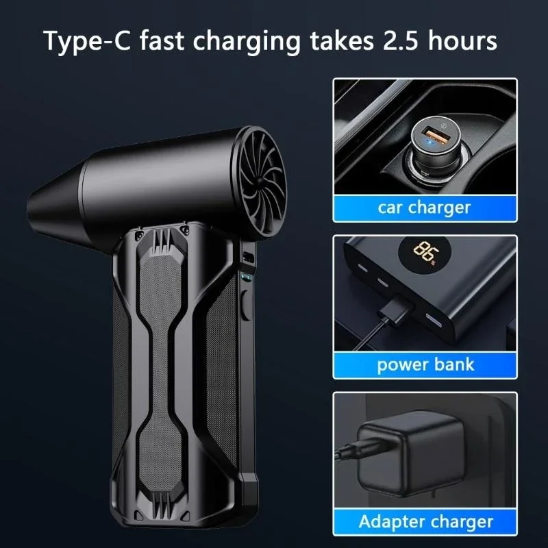 

Пылесос со сжатым воздухом, 130 000 об/мин для эффективной очистки электроники, с регулируемой скоростью и удобным устройством