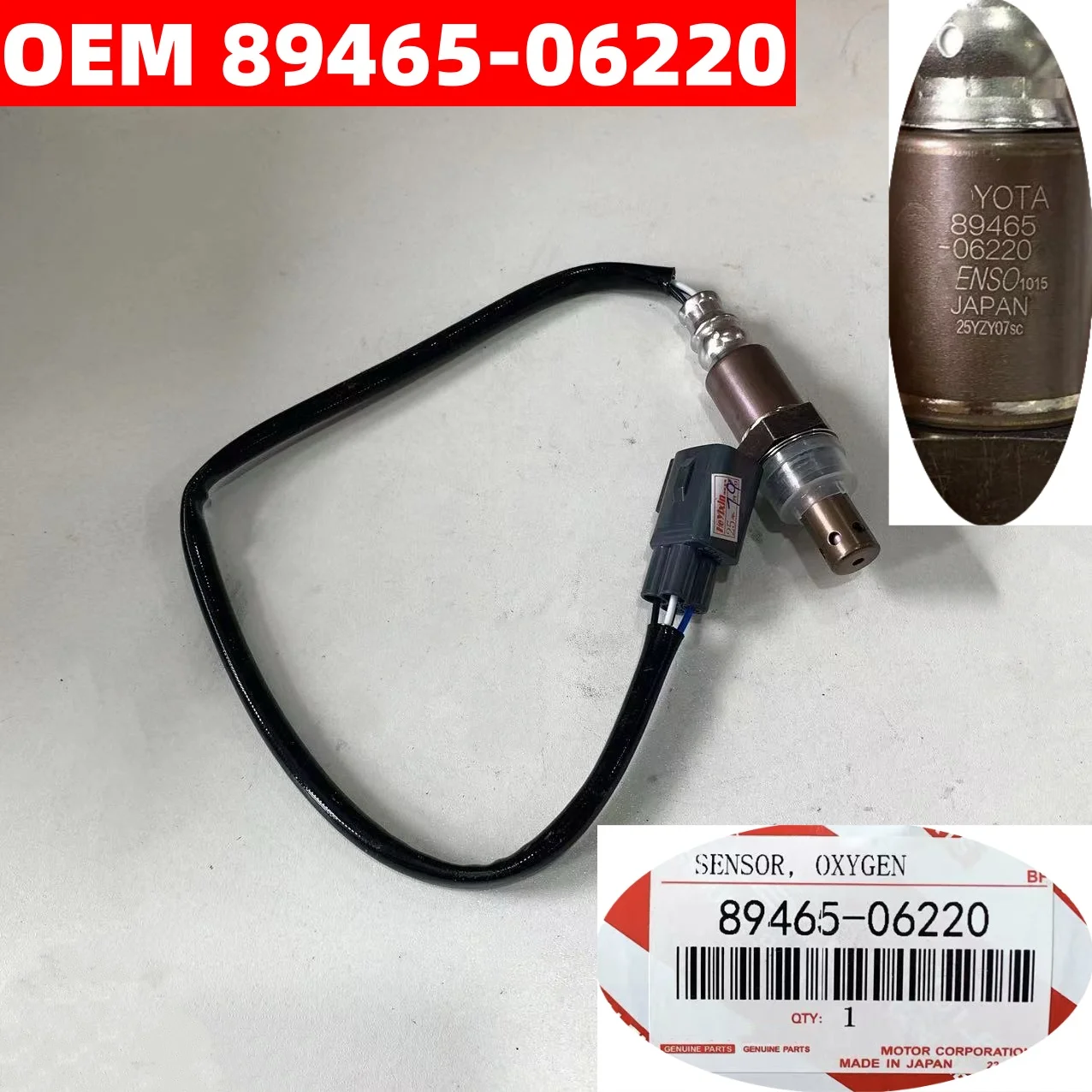 

OEM 89465-06220 New Downstream Oxygen Sensor For Toyota CAMRY AURION HV HYBRID 3.5L