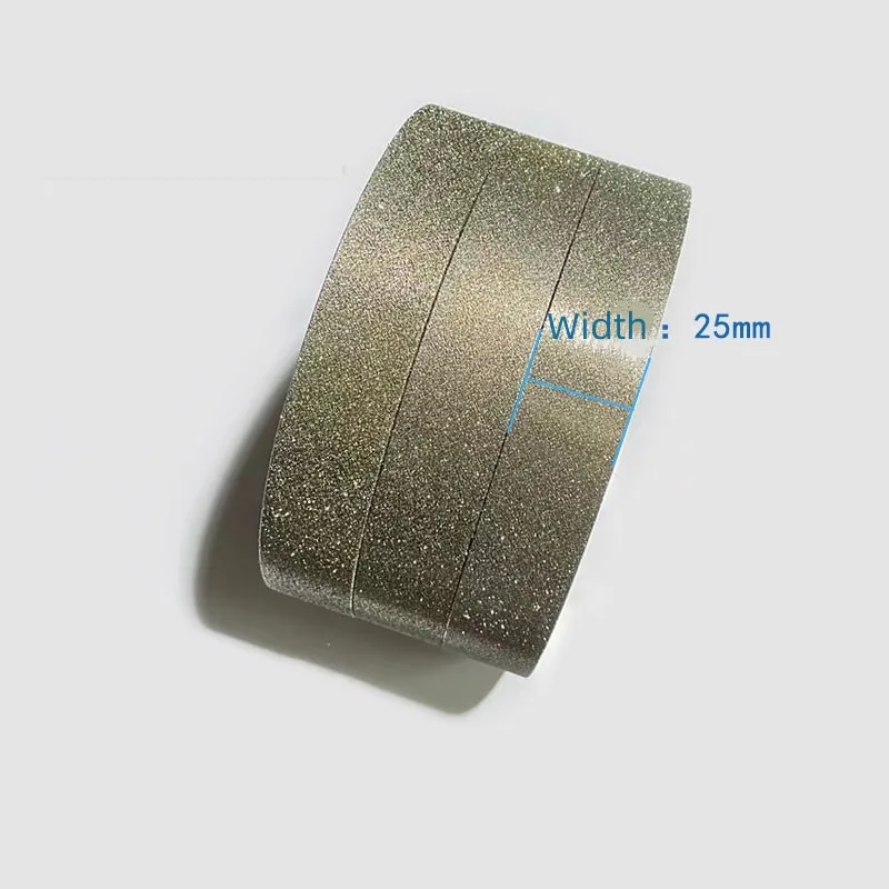 Electroplate Coated Diamond Grinding Wheel Flat-Shaped Metal Base 150x25.4x25mm For Tungsten Stone Tile Glass