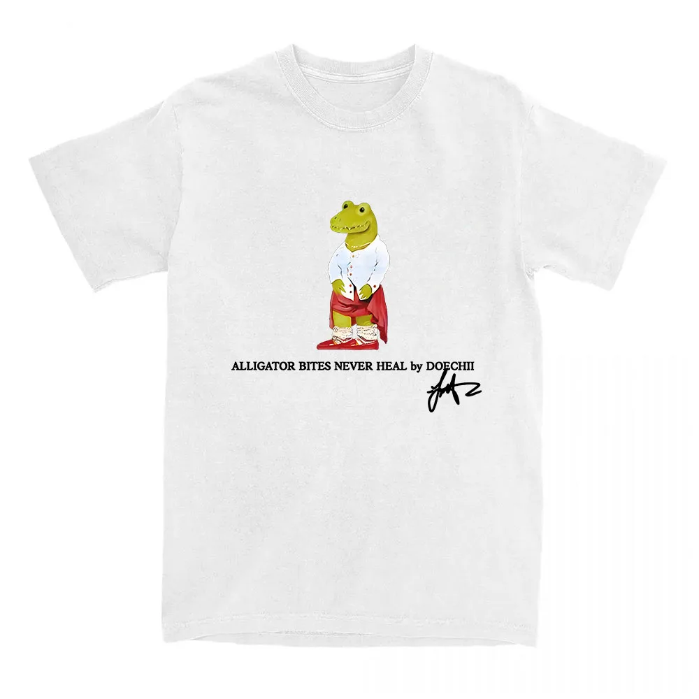 

DOECHII Alligator T-shirt Cotton Short Sleeve Fashion Female Tshirts Unisex Hip Hop Streetwear Casual O-neck Soft Women T Shirt