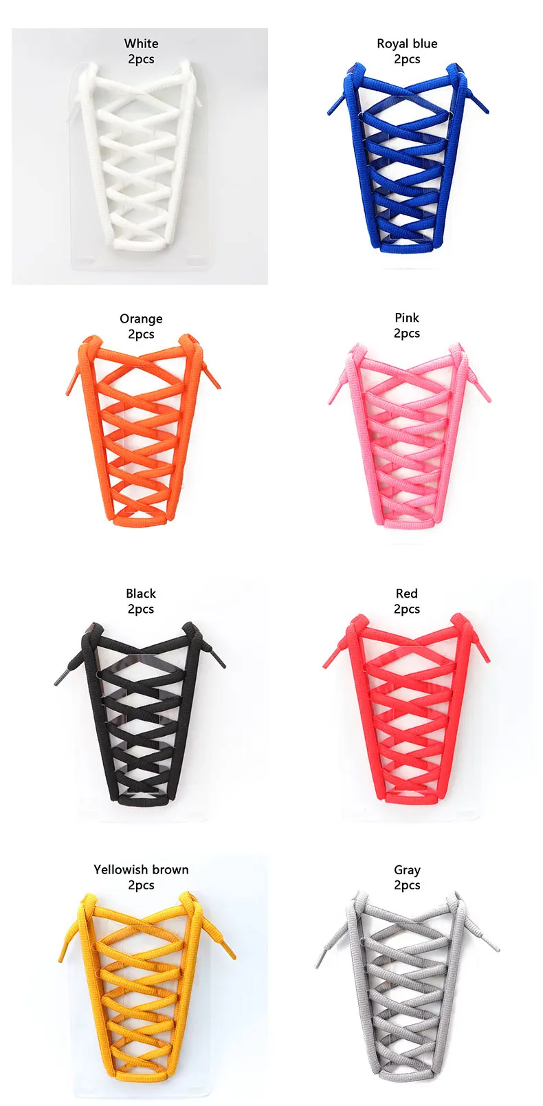 1 Pair Semicircle 9mm Bold Shoelaces High-top Low-top Sneakers Shoe Laces Sports Shoes High-quality Shoelace 18 Colors