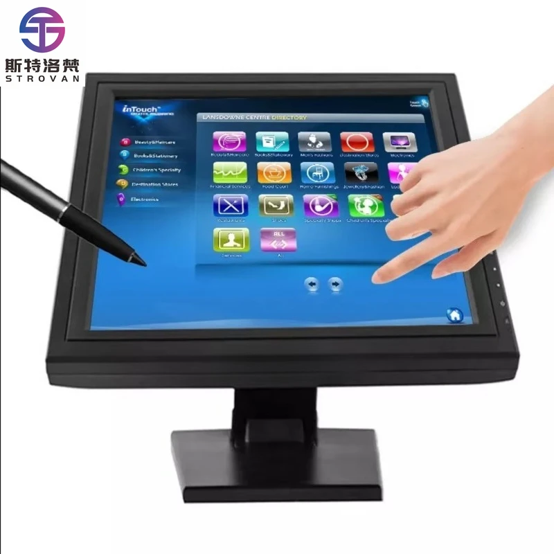 

POS PC LCD Display 15 Inch 15.6 Inch Resistive Multi Kiosk Industrial Touch Screen for Restaurant