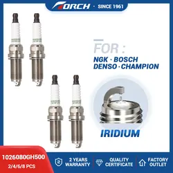 2-8PCS Torch Spark Plug 1026080GH500 Iridium Candel for Torch KL7RTI/KL7RTPP for JAC Ignition System Auto Replacement Parts