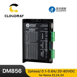 Leadshine DM856 2 Phase Stepper Driver 0.5-5.6A 20-80VDC for Nema23 Nema34 Motor Controller CNC Engraving Machine
