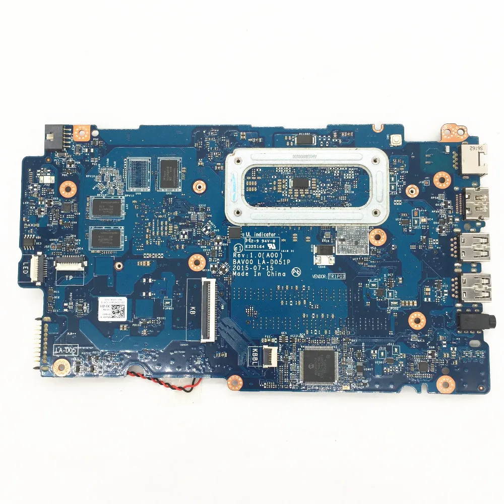 CN-00KFWH 00KFWH 0KFWH For Dell 5557 5457 Laptop Motherboard LA-D051P With SR2EY I5-6200U CPU N16S-GM-S-A2 100% Full Tested Good