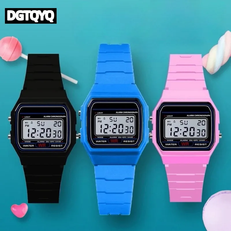 

F91W цифровые часы для мужчин и женщин, светодиодные электронные наручные часы, водонепроницаемые спортивные военные часы, женские часы Relojes Digitales