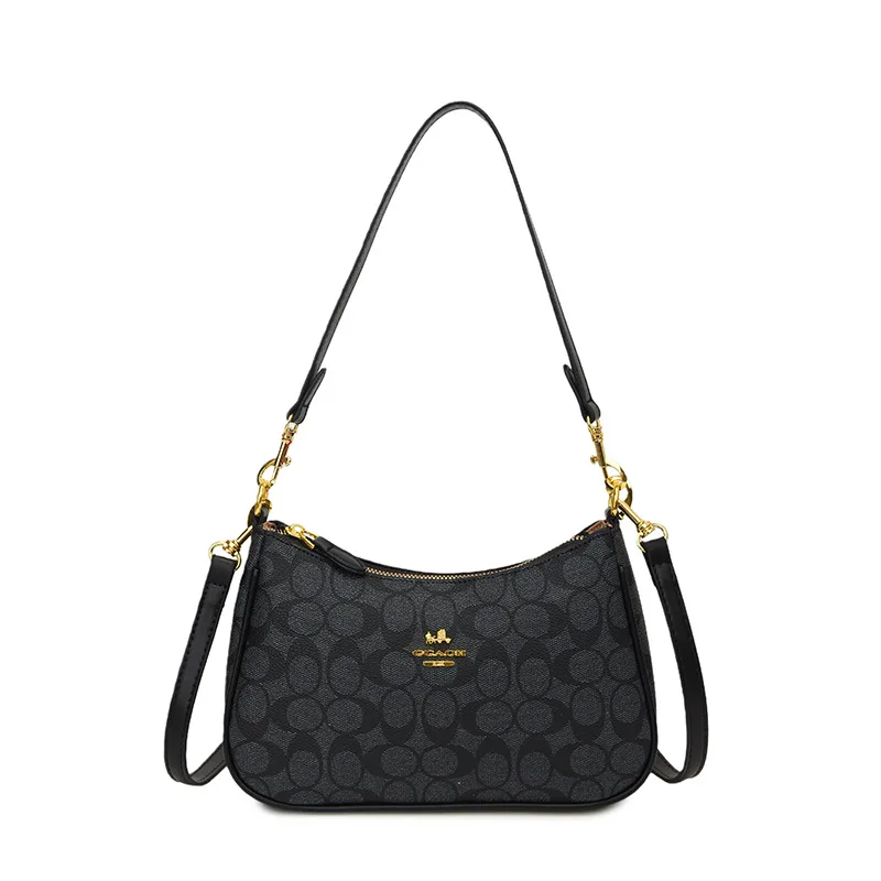 2026 Bolsa de ombro estampada primavera para mulheres – Bolsa crossbody premium, sacola moderna com design floral e alça nas axilas