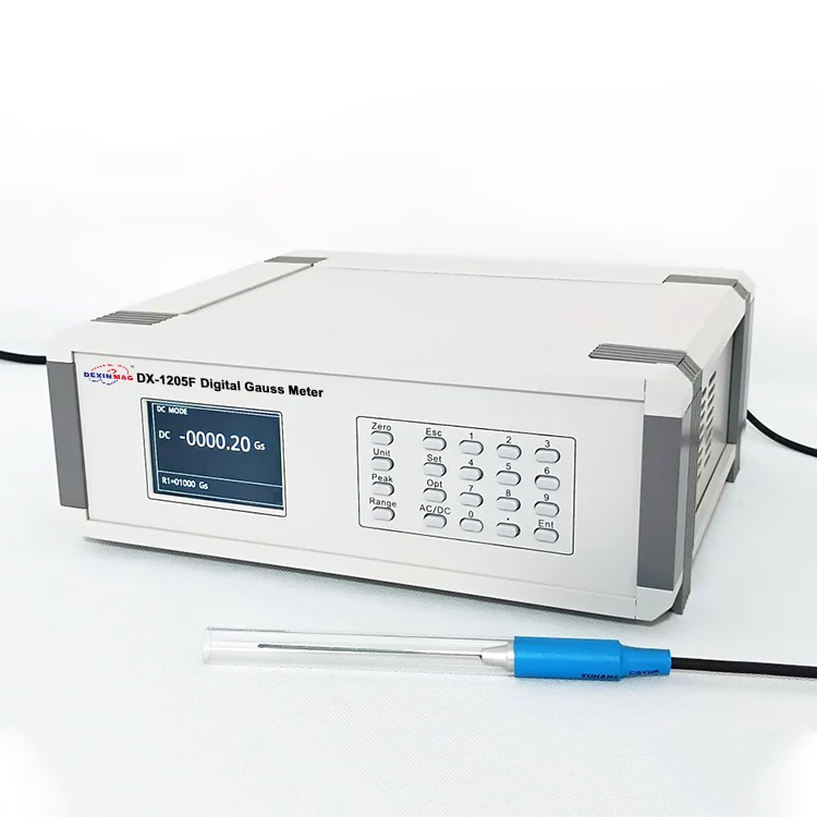 DX-1205F Desktop DC Gauss Meter Price Magnetometer Teslameter with OEM Customization Support