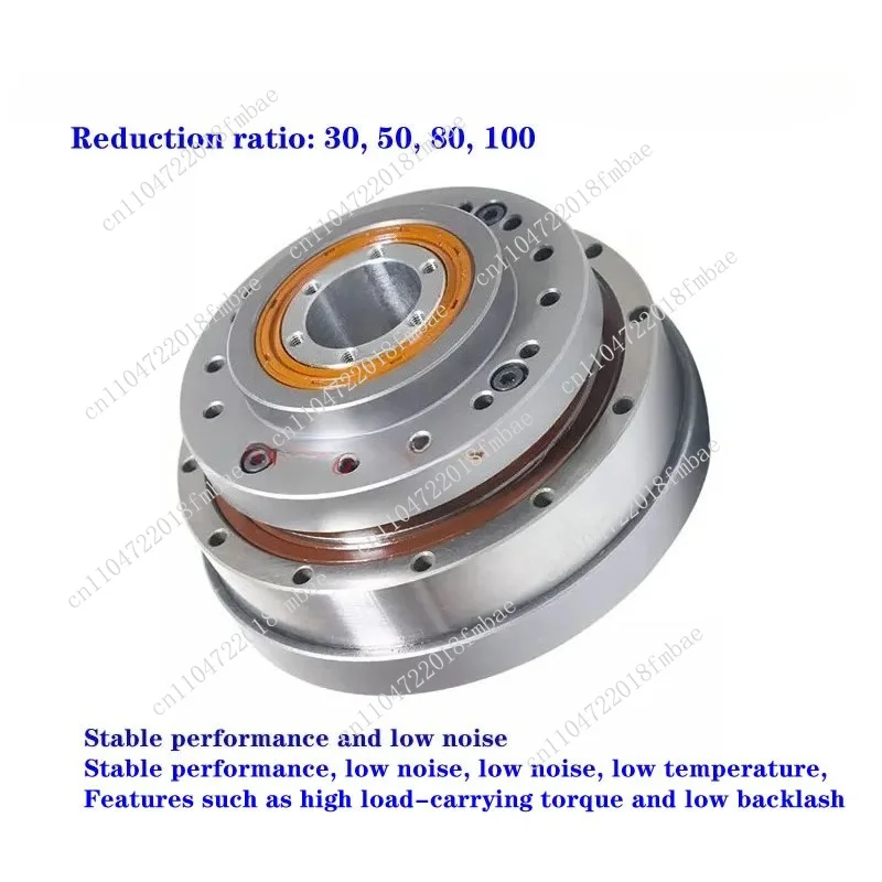 HBK17 Ro-bot Harmonic Reducer Stable Performance, Low Noise/low Backlash Harmonic Reducer, Reduction Ratio: 30, 50, 80, 100