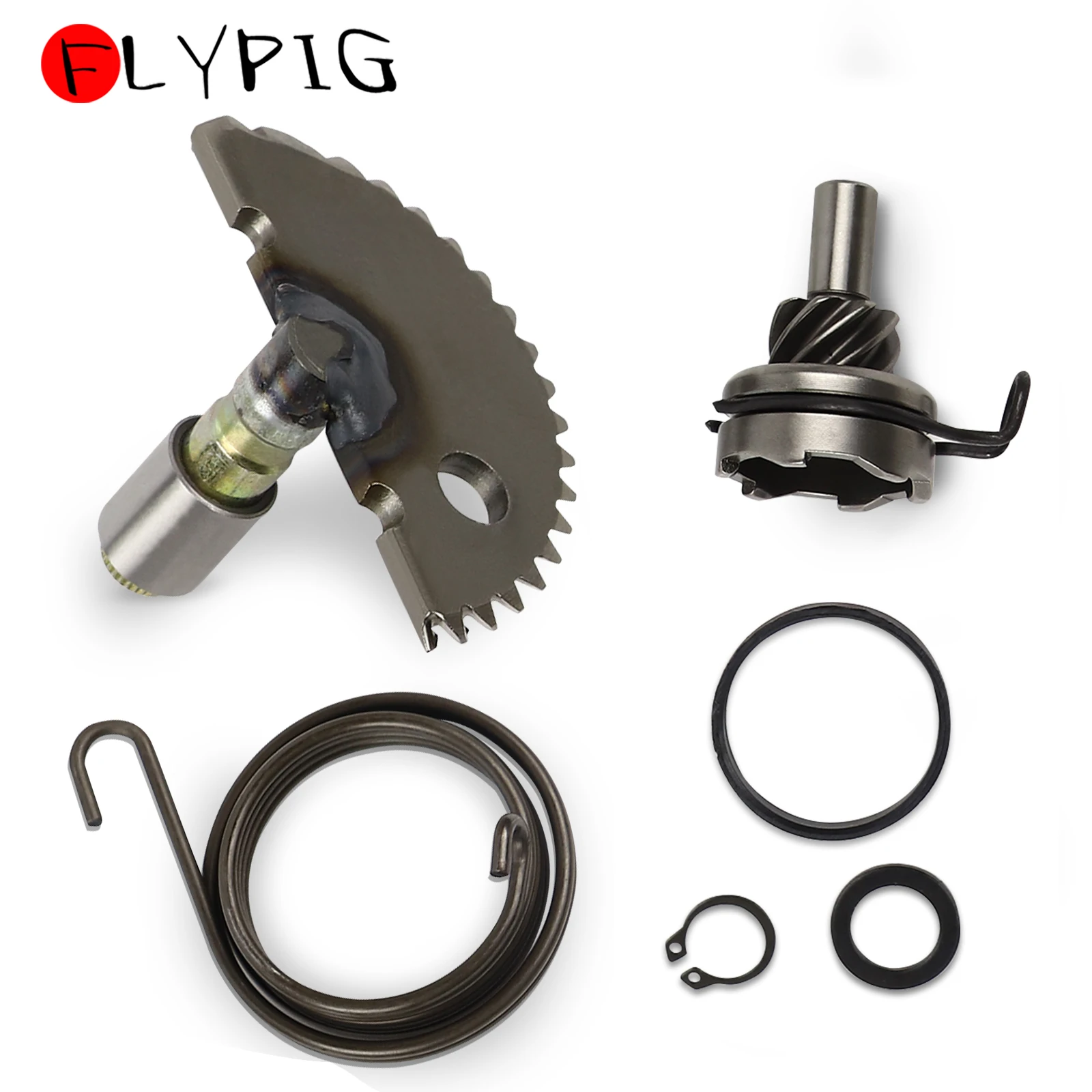 Kick Start Gear Shaft Idle Gear Assembly for GY6 49cc 50cc 80cc 100cc 139QMB 139QMA Engine Scooter Moped Roketa Taotao Jonway