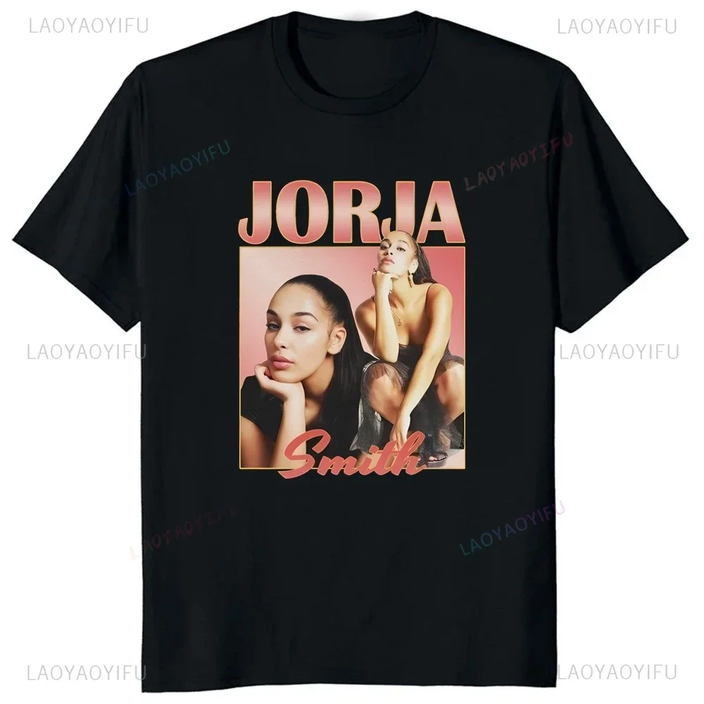

Top Singer Jorja Smith Poster Print Classic Shirt, Spring/summer Unisex Casual Streetwear, Jorja Smith Fashion Cotton T-shirt