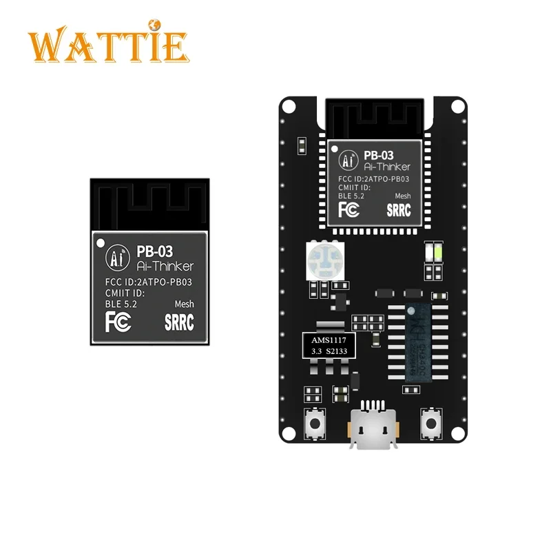 KIT de PB-03 PB-03F BLE5.2, módulo de baja potencia PHY6252 PCB antnna