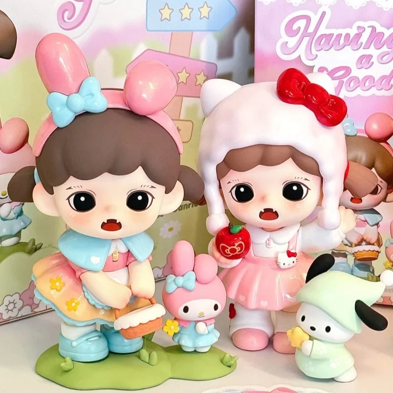 

Первая партия Z филона X Sanrio совместного бренда Roaming Good Time слепая коробка подарок для девочек офисная кукла ручной работы коллекция украшений для рабочего стола
