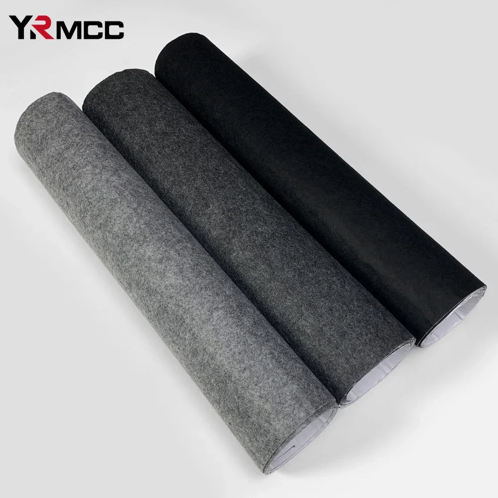 Felt Self Adhesive Film Water and Oil Proofing Car Sticker 50x100cm Soft Patch Interior Repair Subsidy Renew for Car Accessories