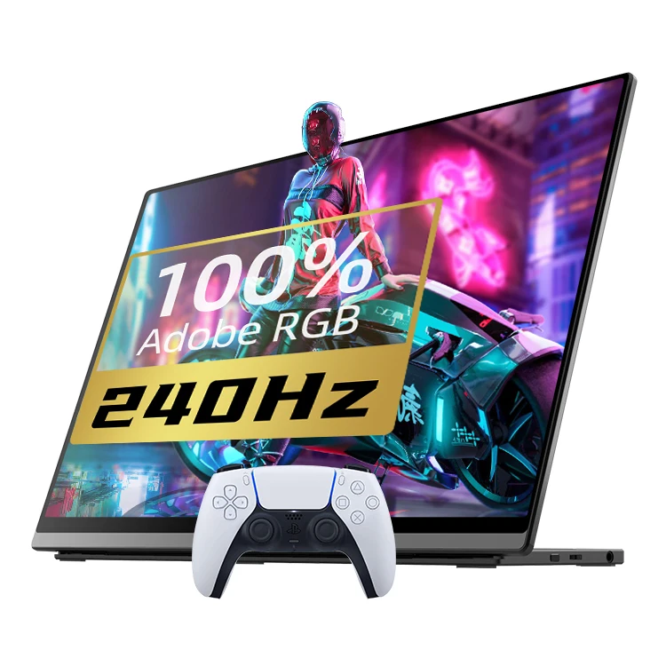 17.3 inch portable computer gaming monitor 240hz with hd mi and usb c port for computer