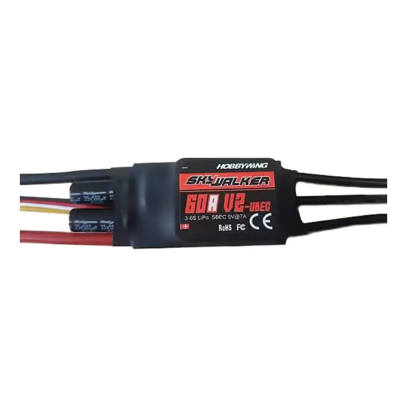 Hobbywing Skywalker 15A/30A/40A/50A/60A/80A/100A V2 Speed Controller ESC With UBEC For RC FPV Quadcopter Airplanes Helicopter