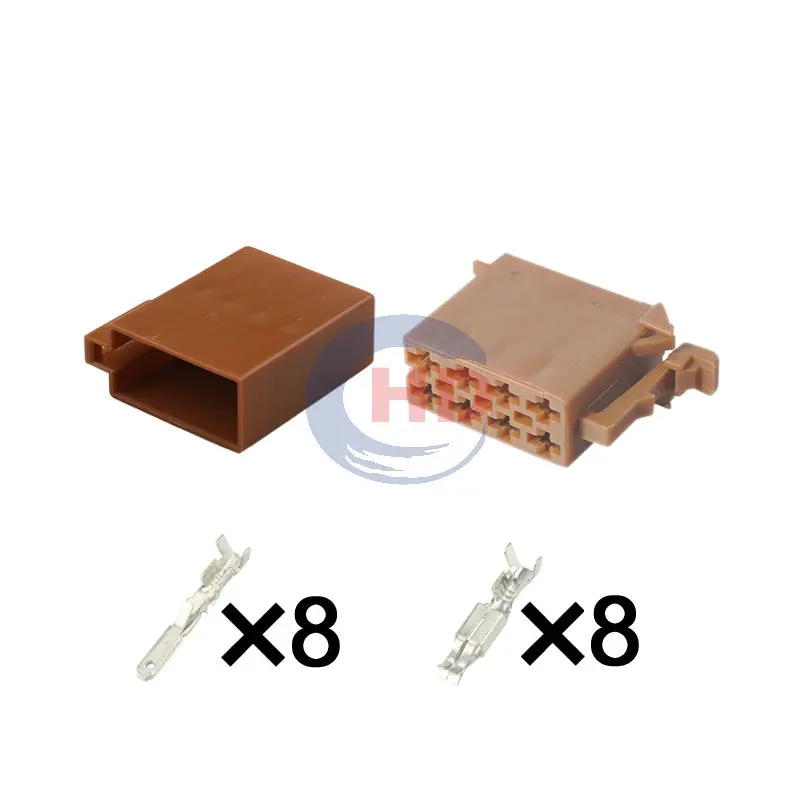 

1-20 sets 8 Pin auto wiring harness plug cable electric plug connector 106455-4 357035447A