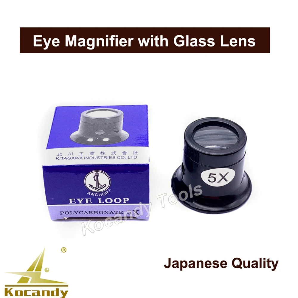 Portable 10X 5X Magnification Eyeglasses Watch Jeweller Eye Magnifier Glass Lens Watchmakers Loupe Watch Repair Tools