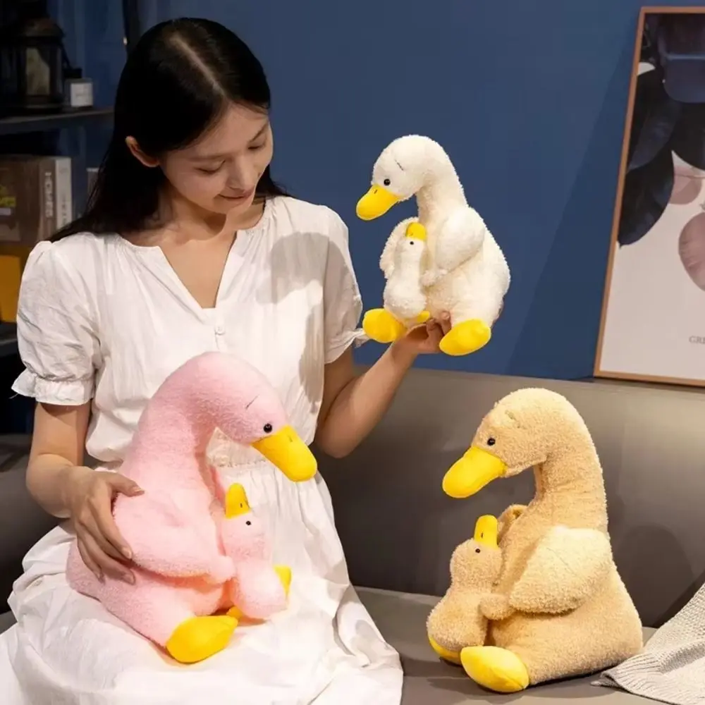 

Stuffed Animals Mother and Son Duck Plush Toys Lifelike Goose Cartoon Simulation Duck Plush Doll Kawaii 22cm Duck Stuffed Doll