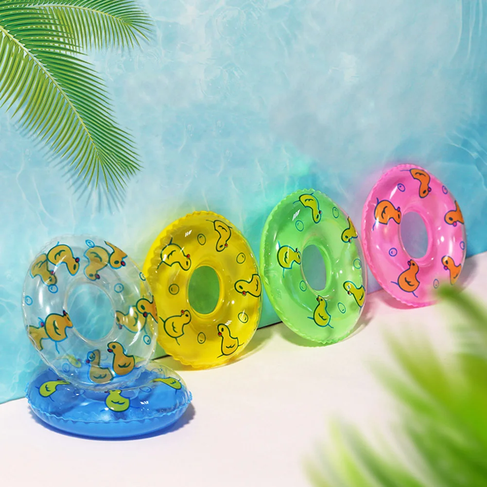 

Lifebuoy Ornaments Swim Prop Mini Swimming Ring House Props Accessory Miniture Rings