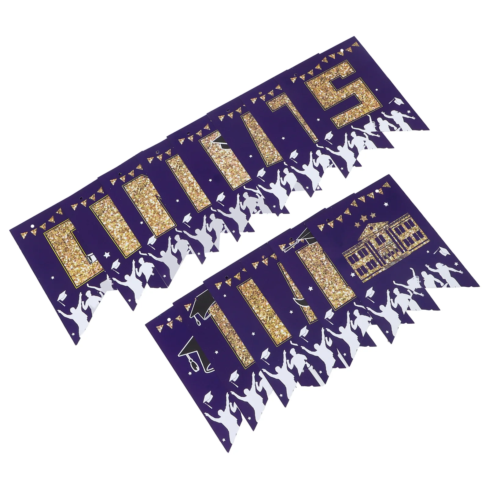 

Graduation Party Banner Hanging Flag Decorations Durable Reusable College Wall Centerpieces Streamers Photo Props