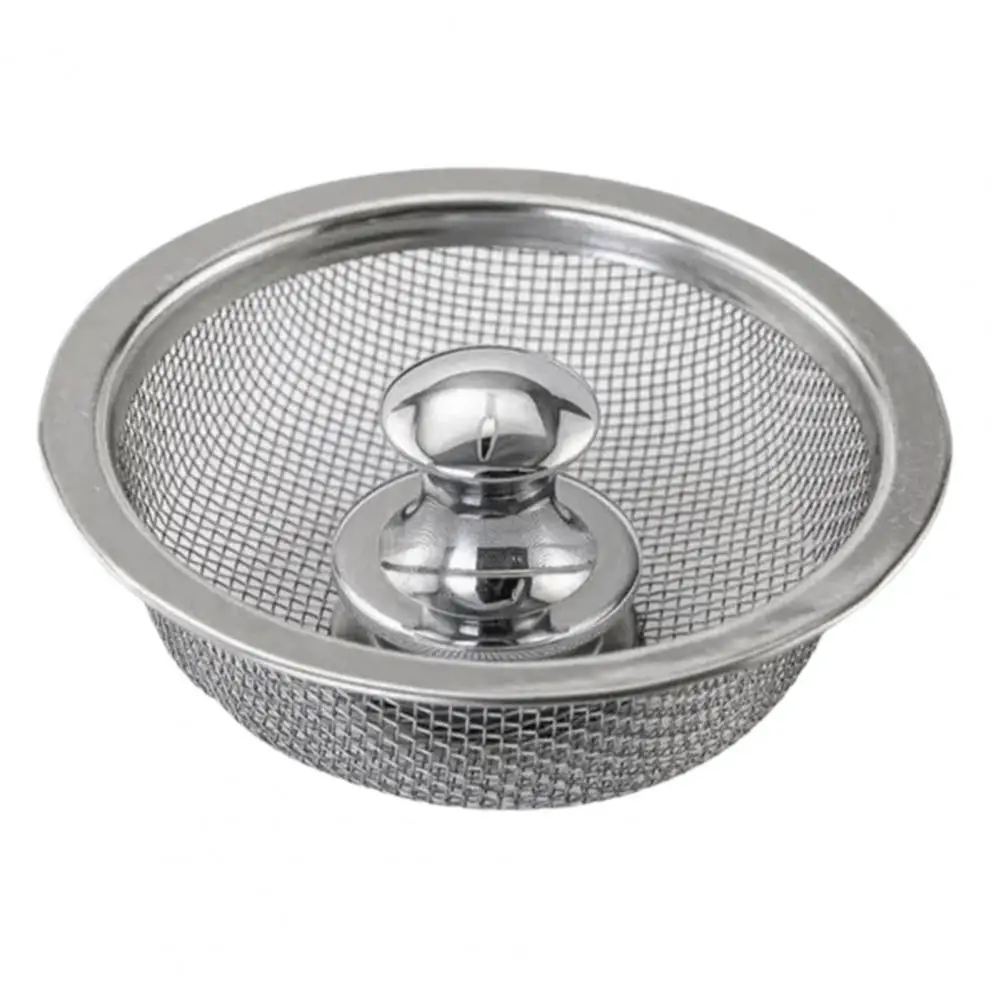 Stainless Steel Slip Screen Practical Compact Kitchen Sink Filter Kitchen Sink Deep Drain Stopper for Home