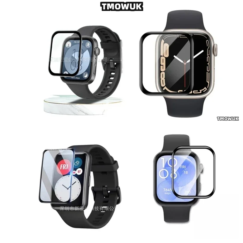 

Для Garmin Vivoactive 5 6, Samsung Fit 2 3, Huawei Watch D FIT2, Redmi Watch5 Lite - Долговечная мягкая гибкая защитная пленка для экрана