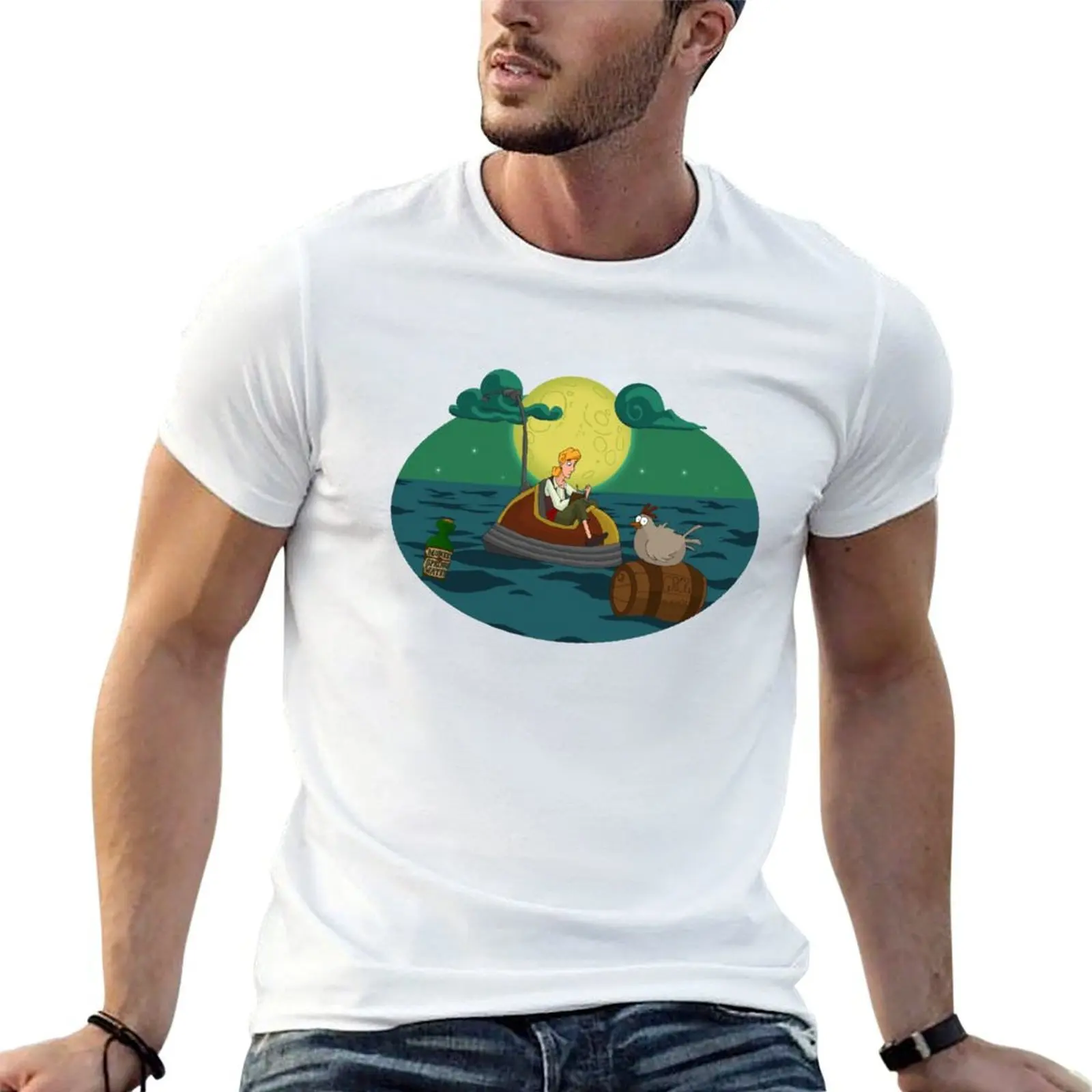 

Guybrush Threepwood T-Shirt essential t shirt man tshirt anime tshirt T-shirt