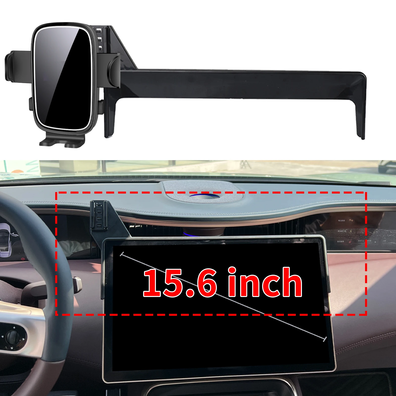 Ajuste para AVATR 11 2023 2024 2025 15 pulgadas soporte de teléfono personalizado montaje Base de pantalla de tablero sin taladro Coche ​ ​   accesorios