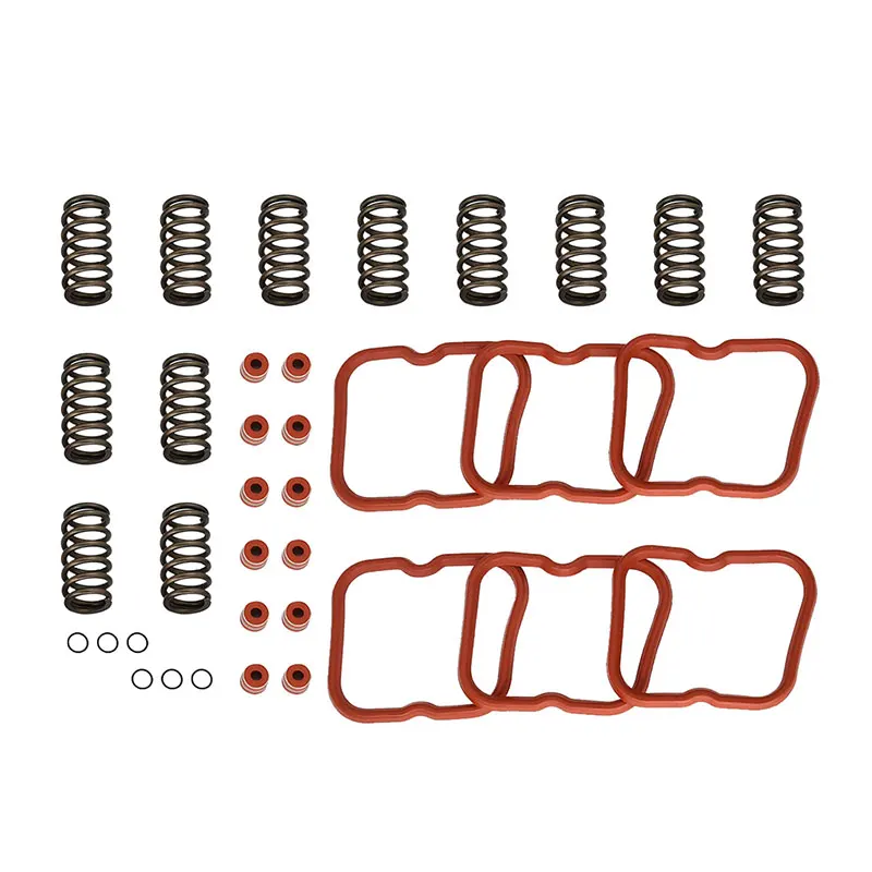 12V 3916691 3902666 3910824 High RPM Valve Springs Gaskets Compatible With Cummins Engine 1989-1998 6BT 5.9L