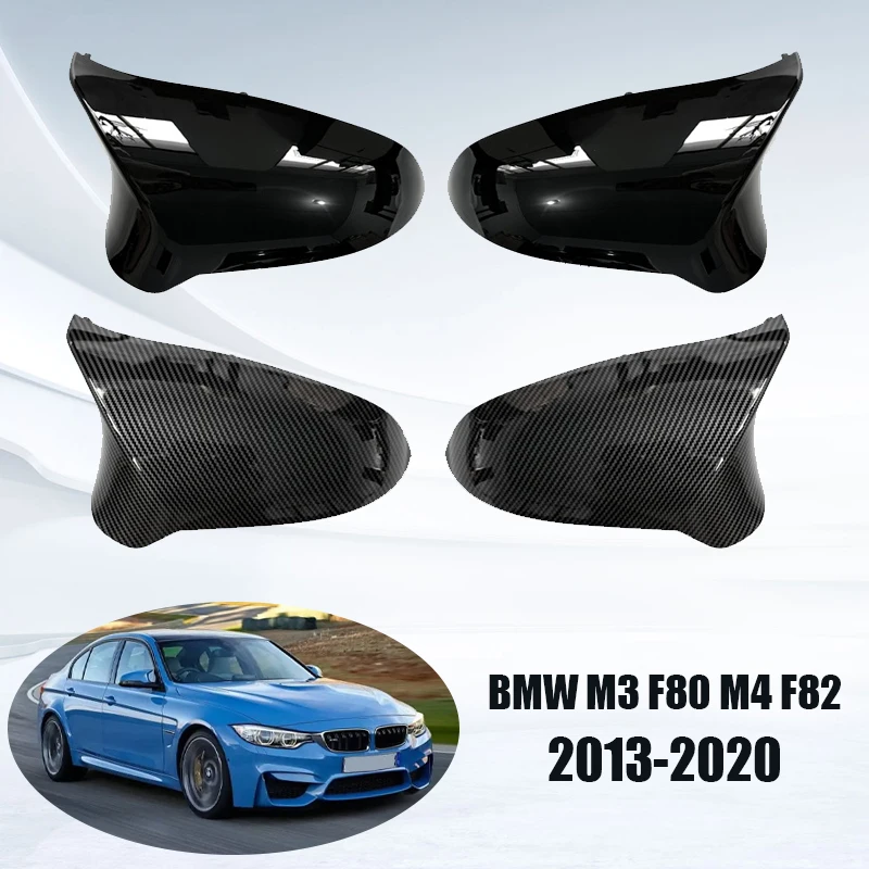

For BMW M3 F80 M4 F82 2013-2020 Rearview Mirror Cover Trim Car Side Wing Mirror Cap Accessories