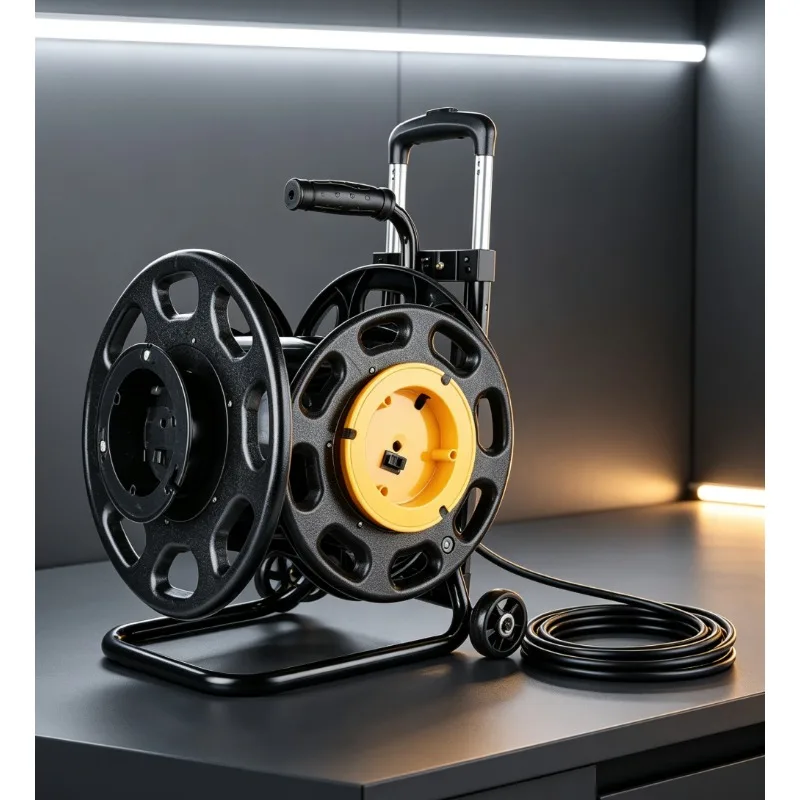 270MM plastic blank cable reel portable cable reel for audio fiber optic light strips and network cable windings