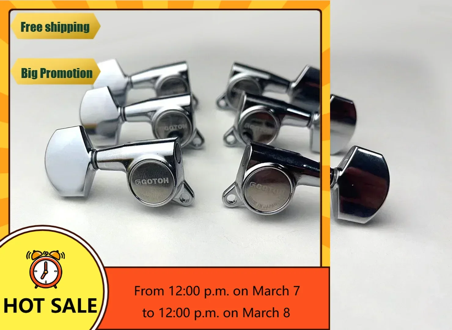 

HX---brand new-Original GOTOH SG381-01 Electric Guitar Machine Heads Tuners Tuning Peg MADE IN JAPAN {Without box}