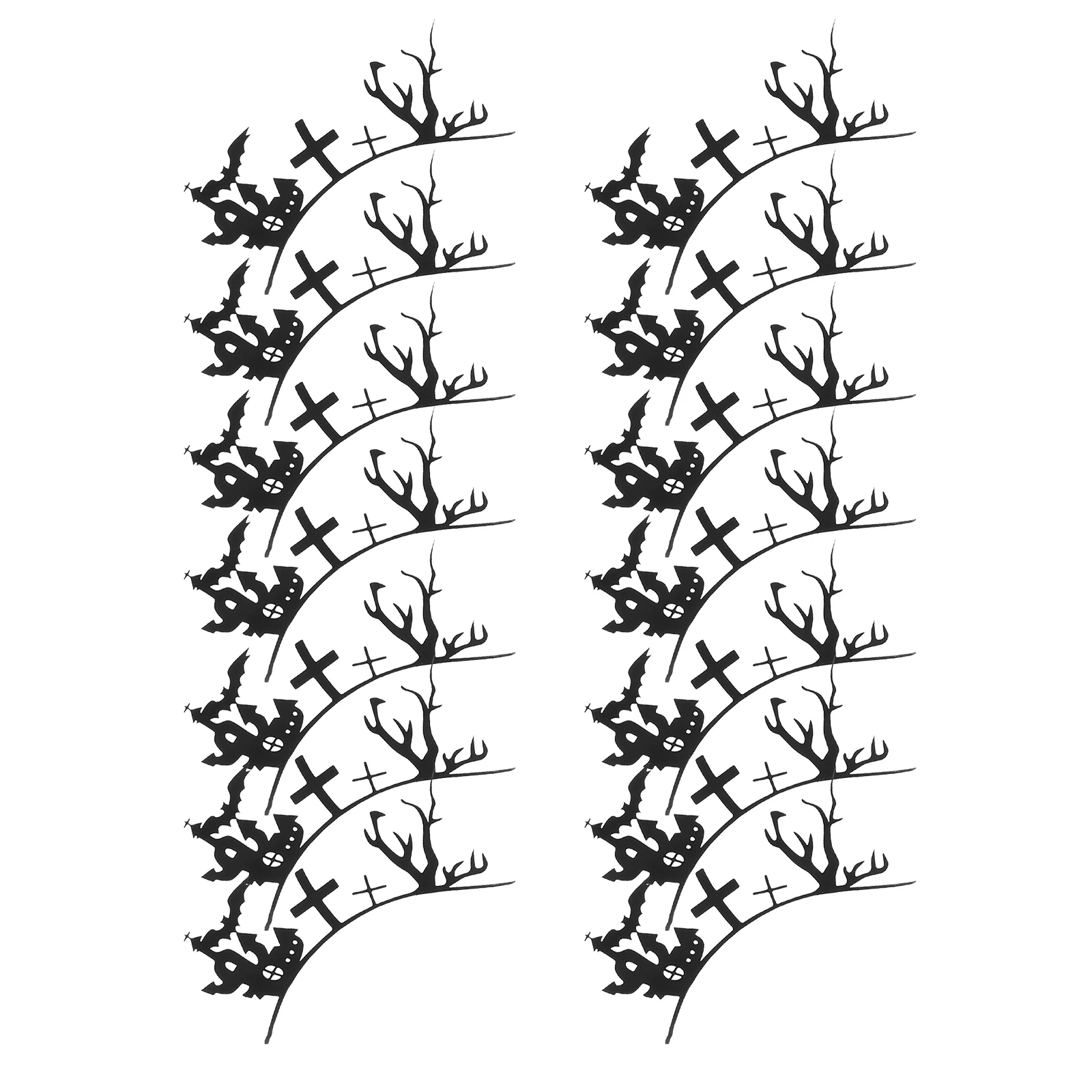 

7 Pairs One Piece Female Eyelashes for Holiday Decoration Miss Halloween Fiber