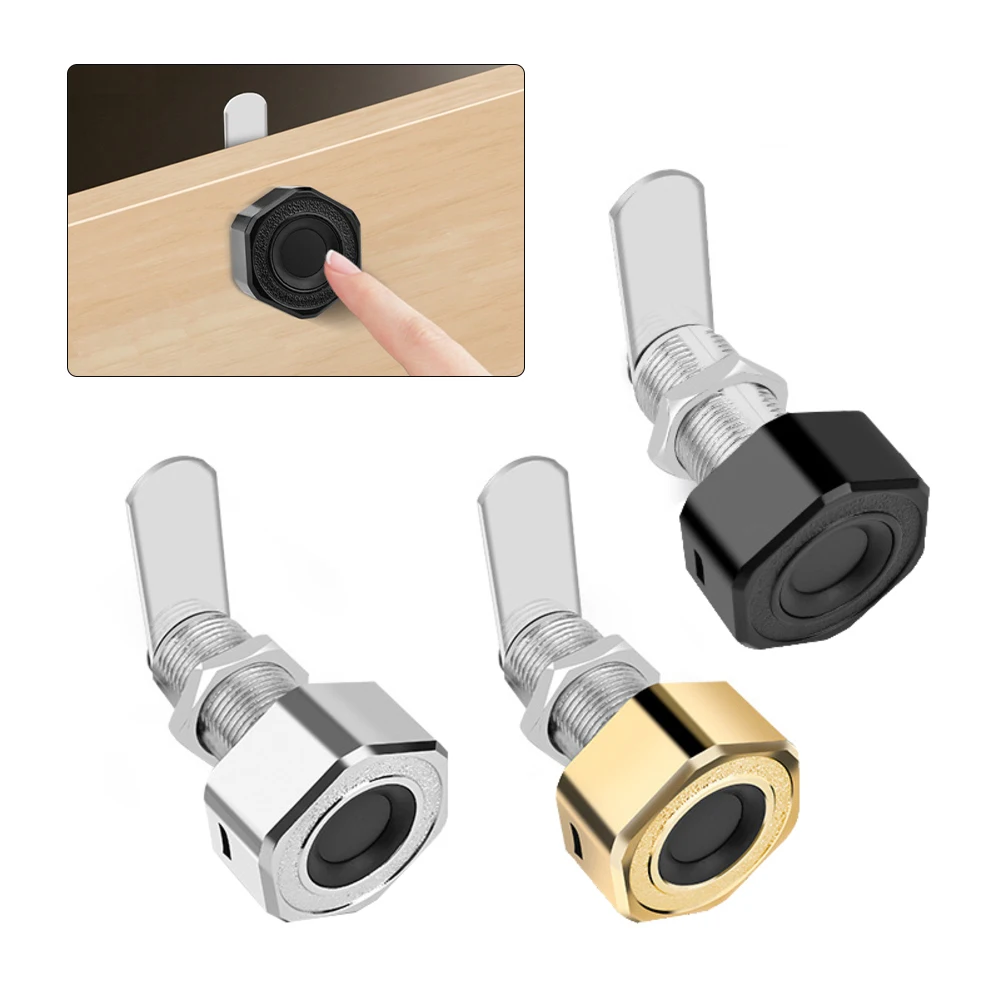 1Pc Electric Fingerprint Lock For Tuya App Remote Control Zinc Alloy Cabinet Drawer Wardrobe Locker Security