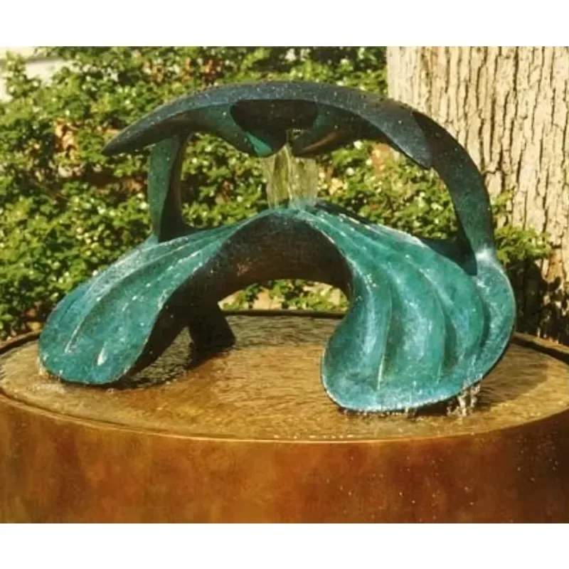 custom decorative outdoor bronze garden fountain sculpture for sale